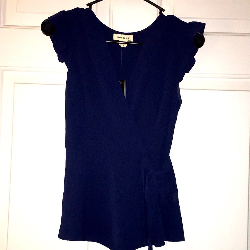 Royal Blue Blouse